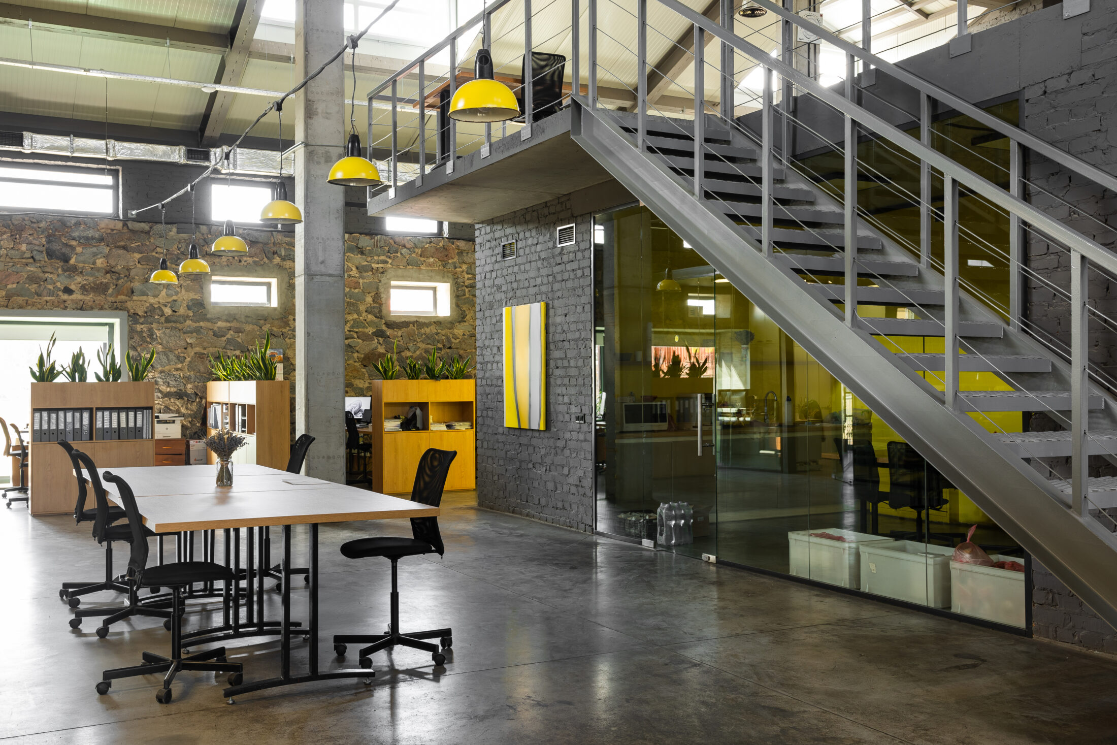 The reconstruction of the industrial building