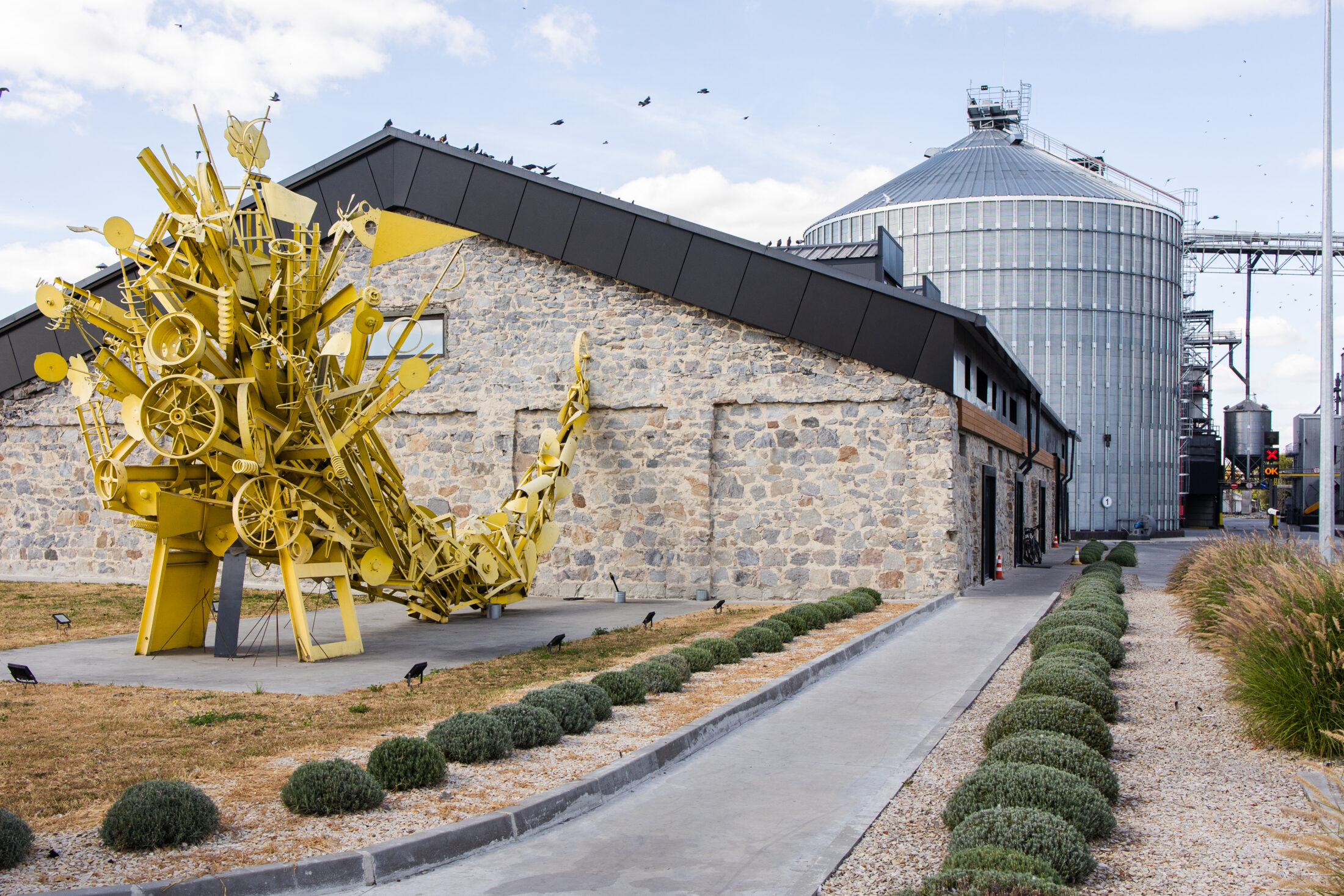 The reconstruction of the industrial building