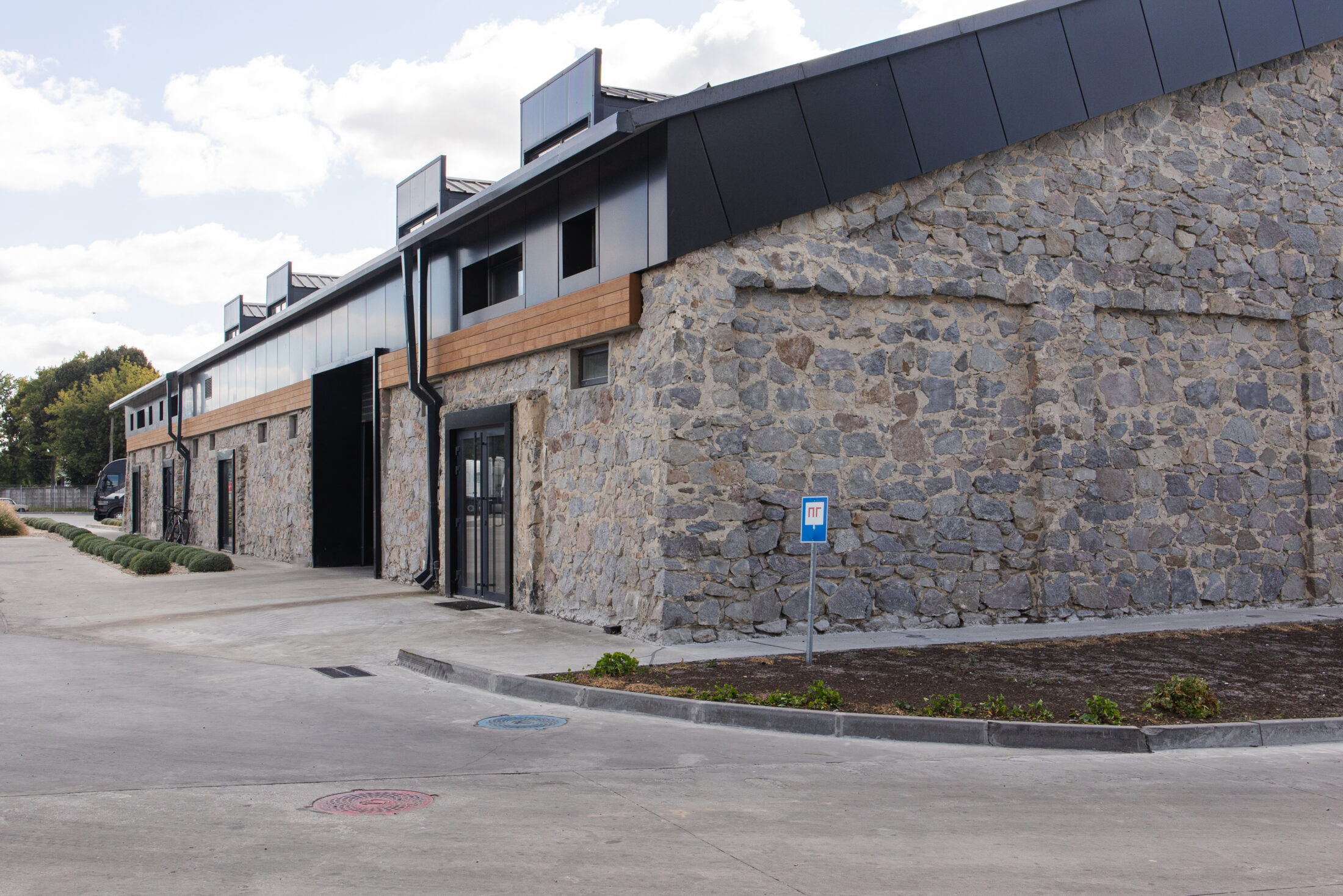 The reconstruction of the industrial building
